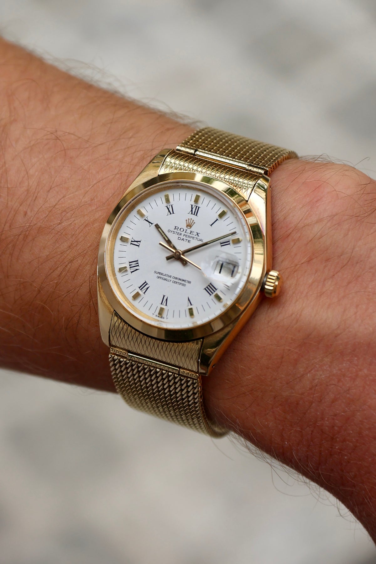 Date 14K 'Milanese'