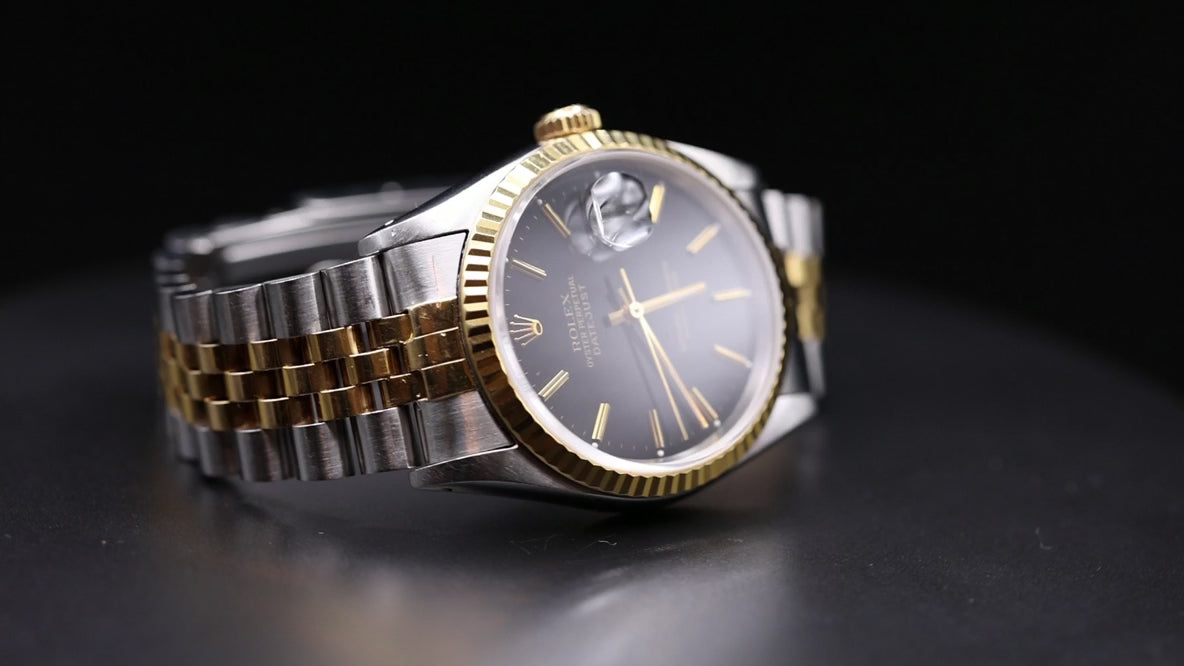 Load video: Datejust 16233 'Black'