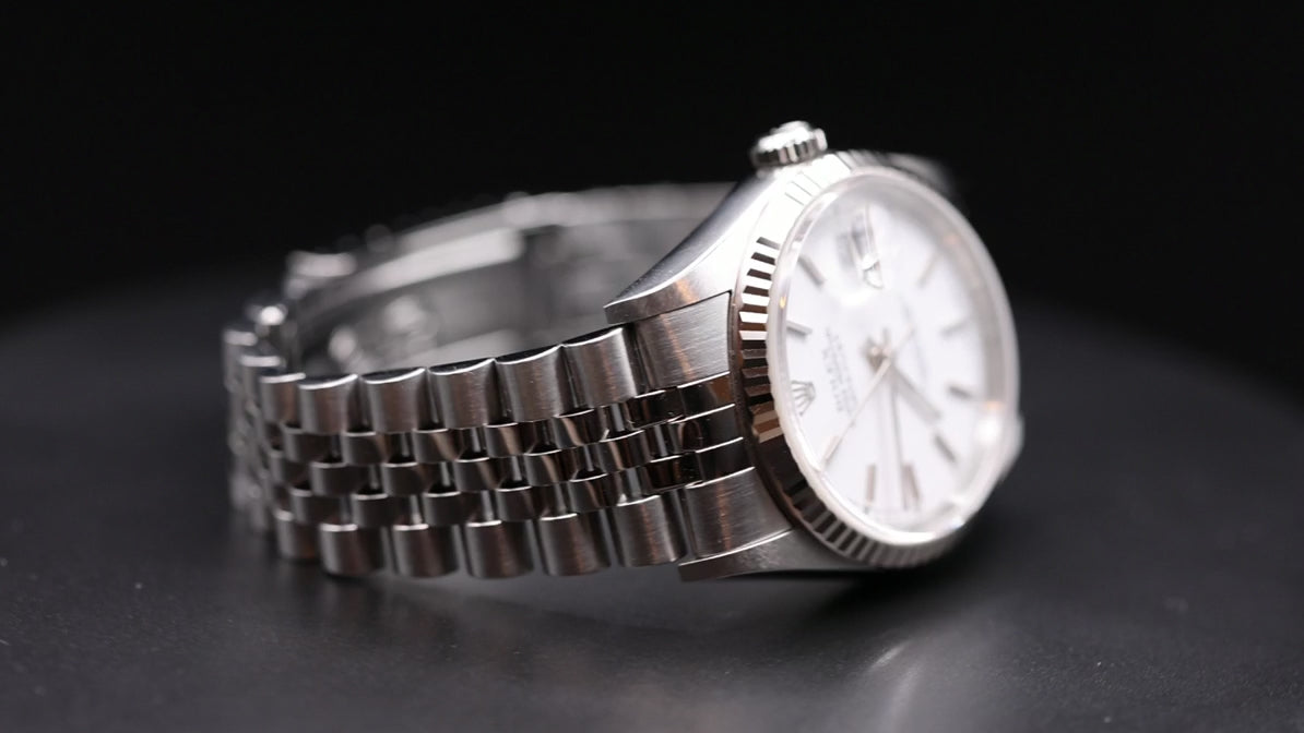 Load video: Datejust 16234 'White'