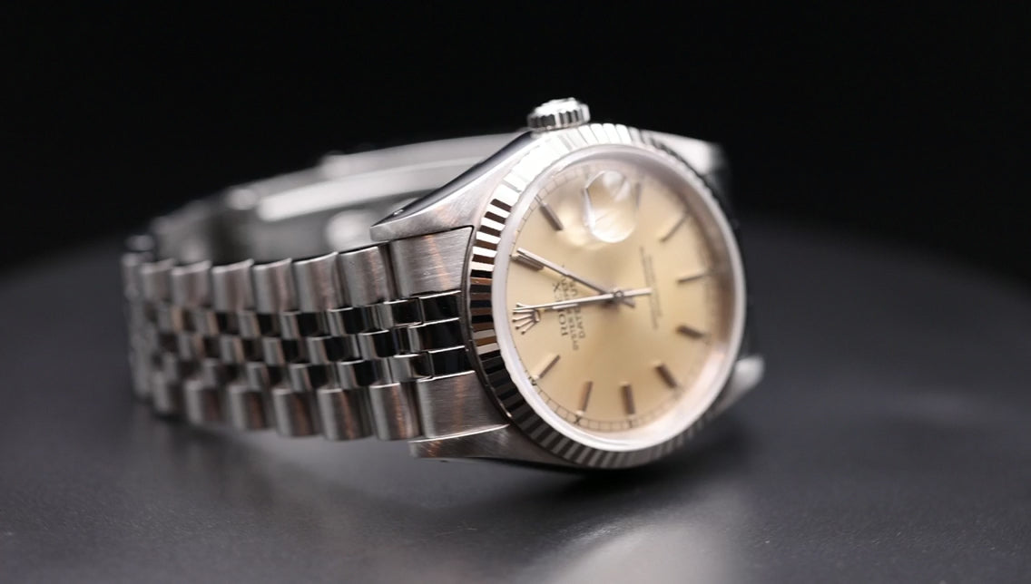 Load video: Datejust 16234 'Patina'